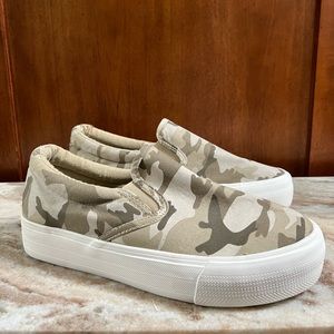 Restricted Camp Platform Slip On